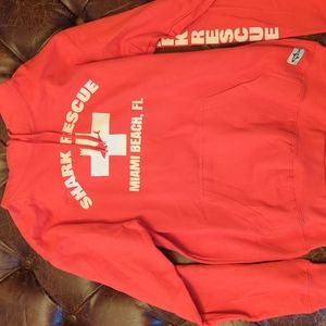 Miami Beach Shark Rescue Hoodie NWT